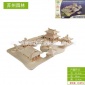苏州园林 3d木制立体仿真成人玩具拼图 木质diy小屋别墅建筑